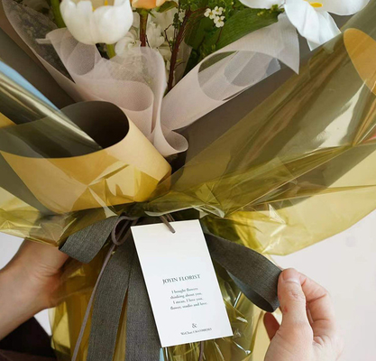 Giá tốt. Phong cách Hàn Quốc Linen mềm Ribbon Bouquet Tie màu tím cho Ngày Valentine Bánh và cửa hàng hoa Bao bì vật liệu DIY trực tuyến