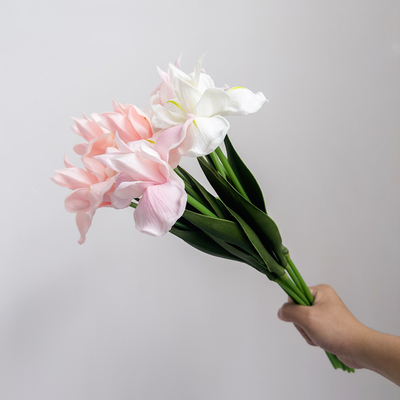 Giá tốt. Hoa giả, vật liệu Alice PU, trang trí hoa iris, đồ nội thất, hoa giả, thương mại nước ngoài, sắp xếp hoa, cảm giác tay, chụp hoa trực tuyến