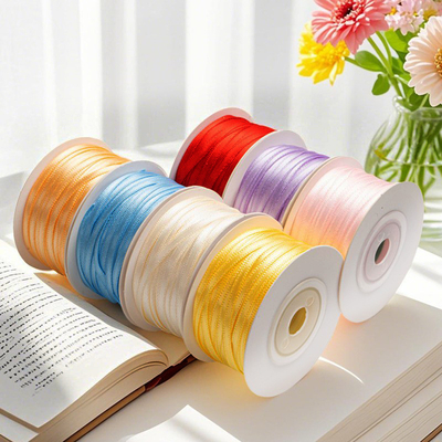 Giá tốt. DIY thủ công thiết yếu 0.3cm Polyester Webbing cho quần áo và phụ kiện tóc trực tuyến
