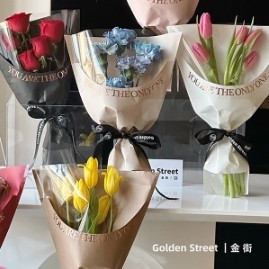 Giá tốt. Nhập mực nóng Nhập mực trong suốt Ngày Valentine Hoa giấy bọc hoa trong nhiều màu sắc trực tuyến