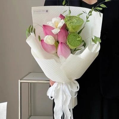 Giá tốt. 3D nghệ thuật nổi bật chống nước hoa nghệ thuật Kraft giấy trang trí đóng gói quà tặng hoa giấy bọc cho bó hoa đóng gói nhiều màu sắc trực tuyến