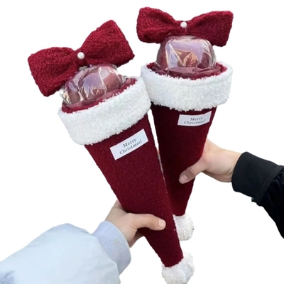 Giá tốt. Cây hoa Giáng sinh, đêm Giáng sinh một vòm hoa quả táo nón, thủ công DIY vật liệu gói, quà Giáng sinh trực tuyến