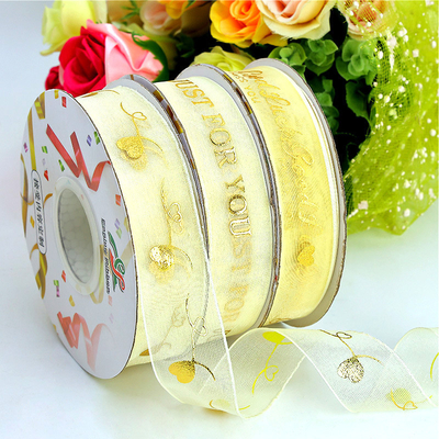 Giá tốt. Phụ kiện tóc bằng vải voan ép kim cho quà sinh nhật, Ngày của Mẹ, đám cưới, cầu hôn và trang trí hoa trực tuyến