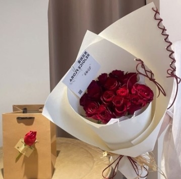 Giấy Kraft 57*57cm Phong Cách Ballet Hot TikTok Tự Làm Hoa DIY Gói Hoa