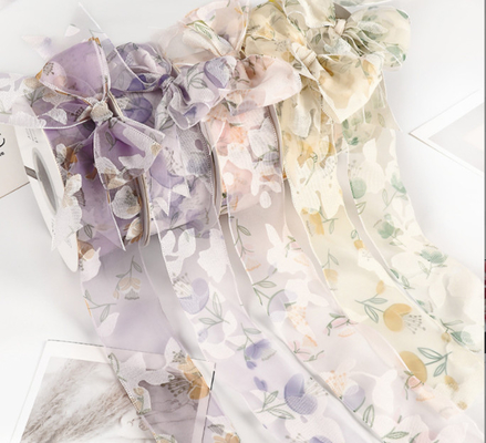 Giá tốt. Có thể giặt Chixi Ngày Valentine Hoa Dance Ribbon Flower Bundle Flower Ribbon Sản phẩm thủ công Diy Bow Decoration Ribbon Flower Art Màu trắng trực tuyến