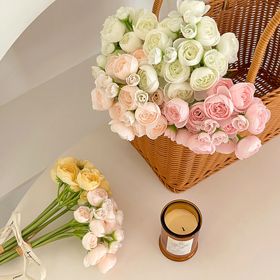 In-style hoa sen hoa nhân tạo hội trường đám cưới bó hoa cầm tay, tươi và đơn giản trang trí nhà đồ trang trí nhiếp ảnh