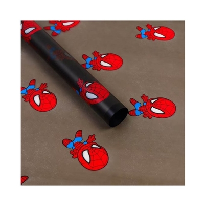 Bán bán chạy nhất thương mại xuyên biên giới Magic Edge giấy mờ, giấy bọc hoa Spider-Man hoạt hình, giấy đơn giản Hàn Quốc bán minh bạch chống nước