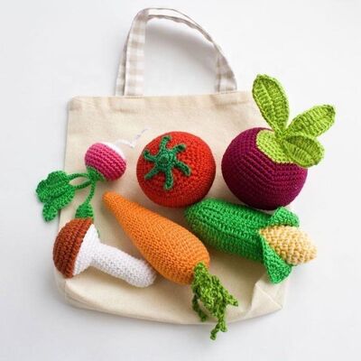 Giá tốt. Amigurumi Baby Play Cute Vegetable Crochet Đồ chơi trẻ em thủ công trực tuyến