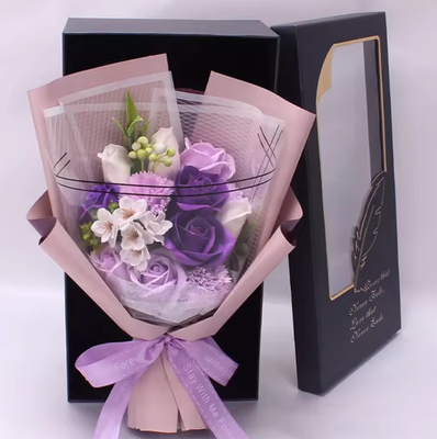 Giá tốt. Rose Soap Flower Bouquet Gift Mother's Day Flower Bouquet Gift Box Sản phẩm mới hoa độc đáo quà tặng trực tuyến
