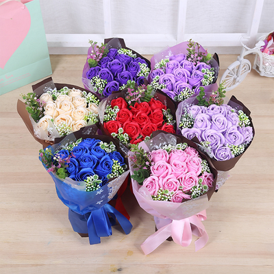 Giá tốt. Đồ bán buôn quà tặng ngày Valentine xà phòng nhân tạo hoa hoa hoa hoa cho quà cưới trực tuyến