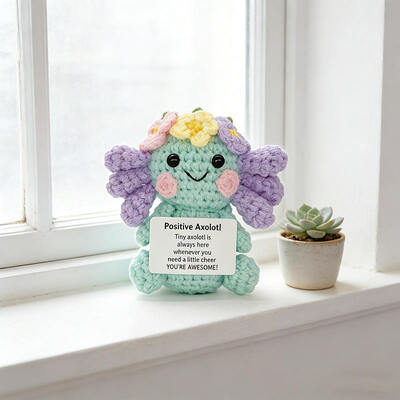 Giá tốt. Crochet Wool Sea Fish Plush Doll làm bằng tay cho món quà sinh vật biển dễ thương trực tuyến
