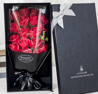 Giá tốt. Ngày Valentine Bông hoa xà phòng bó hoa trông thực sự bảo quản hoa hồng hộp quà với đèn LED cho cô ấy trực tuyến