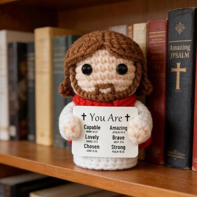 Giá tốt. Nâng cao Crochet Jesus - Con búp bê hỗ trợ cảm xúc - Món quà cho bạn bè, gia đình và đồng nghiệp trực tuyến