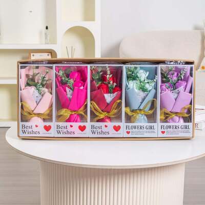 Giá tốt. Món xà phòng ngày của người mẹ qua biên giới Bouquet tiếng Anh Thương hiệu Sinh viên tốt nghiệp Mùa sáng tạo Quà tặng Giáo viên Người yêu Hoa hồng Mô phỏng Bông xà phòng trực tuyến