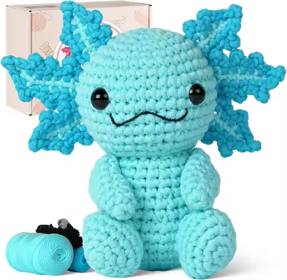 Giá tốt. Eco Friendly Soft Yarn Crochet Doll Set Creative Crafts Gift for Children Đồ chơi dệt may thiết yếu cho người mới bắt đầu trực tuyến