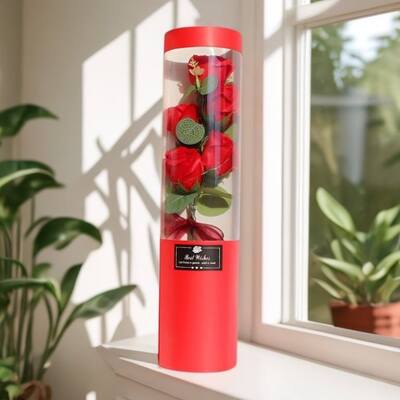 Giá tốt. Máy rửa tay hiện đại xà phòng chống nước hoa hoa hoa hoa hoa hoa thông minh hộp quà chuồng tùy chỉnh kích thước hoa quà tặng cho nhiều ngày lễ bán buôn trực tuyến