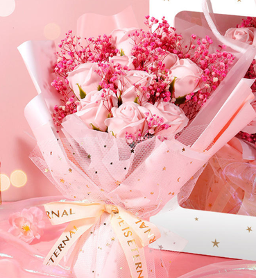 Giá tốt. Hoa xà phòng quà tặng hoa nhân tạo hoa xà phòng hoa bó hoa tặng ngày Valentine trực tuyến