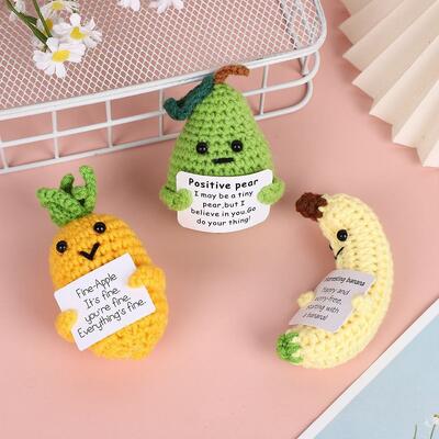 Giá tốt. Wowei hỗ trợ cảm xúc ớt cây Crochet búp bê Động vật đồ chơi Mini Funny Crochet khoai tây dương tính với thẻ xác nhận trực tuyến