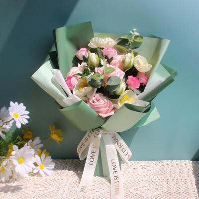Giá tốt. bán nóng kích thước trung bình làm bằng tay hoa hồng xà phòng hoa bó hoa kết thúc quà tặng bó hoa cho Valentine sinh nhật ngày của giáo viên lễ hội Qixi quà tặng trực tuyến