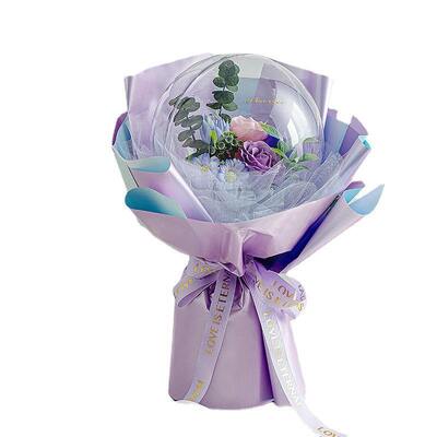 Giá tốt. Bảo quản hoa hồng nhân tạo xà phòng hoa Bobo Bouquet Bouquet quà tặng màu sắc tùy chỉnh Cho sinh nhật Valentine Ngày của mẹ trang trí bữa tiệc trực tuyến