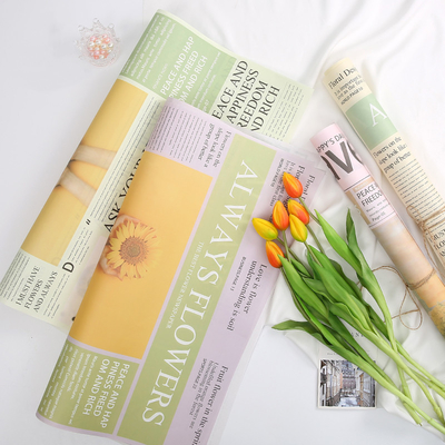 Giá tốt. Giấy gói hoa in 58cmx58cm Giấy gói hoa không thấm nước 80gsm trực tuyến