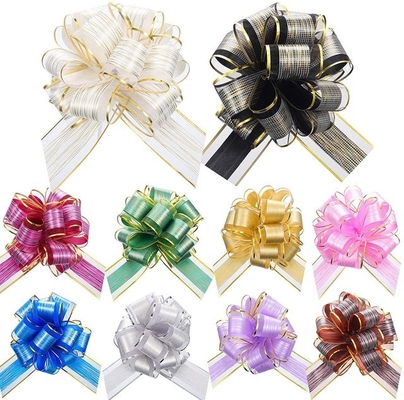 Giá tốt. Nơ gói quà Polyester Nơ Nhiều màu Chiều rộng 2.0cm 5.0cm trực tuyến
