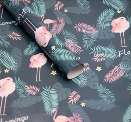 Giá tốt. Giấy gói quà 80gsm Mùa hè Hồng hạc Rùa Lá in Giấy gói trực tuyến