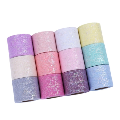 Giá tốt. Polyester Organza Tulle Rolls Glitter Mô hình trực tuyến