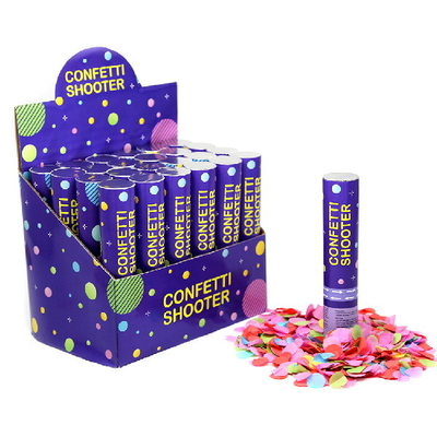 Giá tốt. Hình tròn giấy tiệc sinh nhật Confetti Cannon Poppers 20cm để trang trí trực tuyến