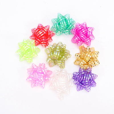 Giá tốt. Organza Sự lôi kéo Ngôi sao Ruy-băng Nơ 3 inch Ruy băng Giáng sinh rộng mượt mà trực tuyến