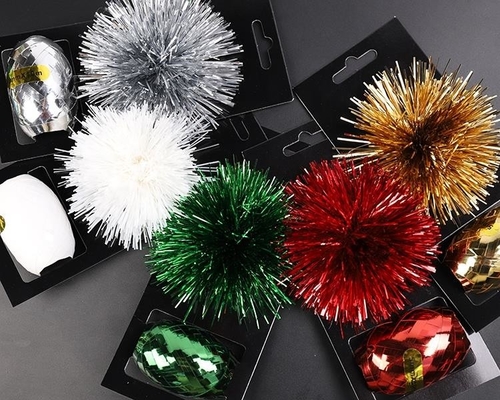 Giá tốt. 100% Polyester Curly Ngôi sao Bow Quà tặng Bộ ruy băng 0,5cm để trang trí sinh nhật trực tuyến