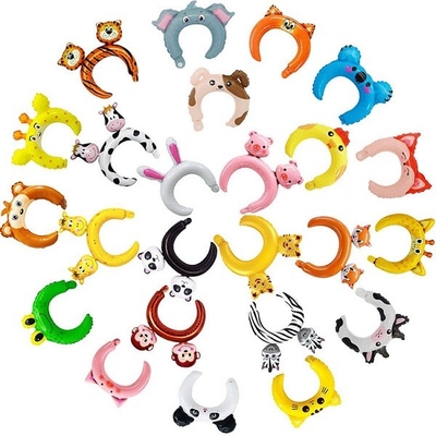Giá tốt. 24 cái Kid Phim Hoạt Hình Động Vật Bơm Hơi Băng Đô Bong Bóng Bóng Bay OEM trực tuyến